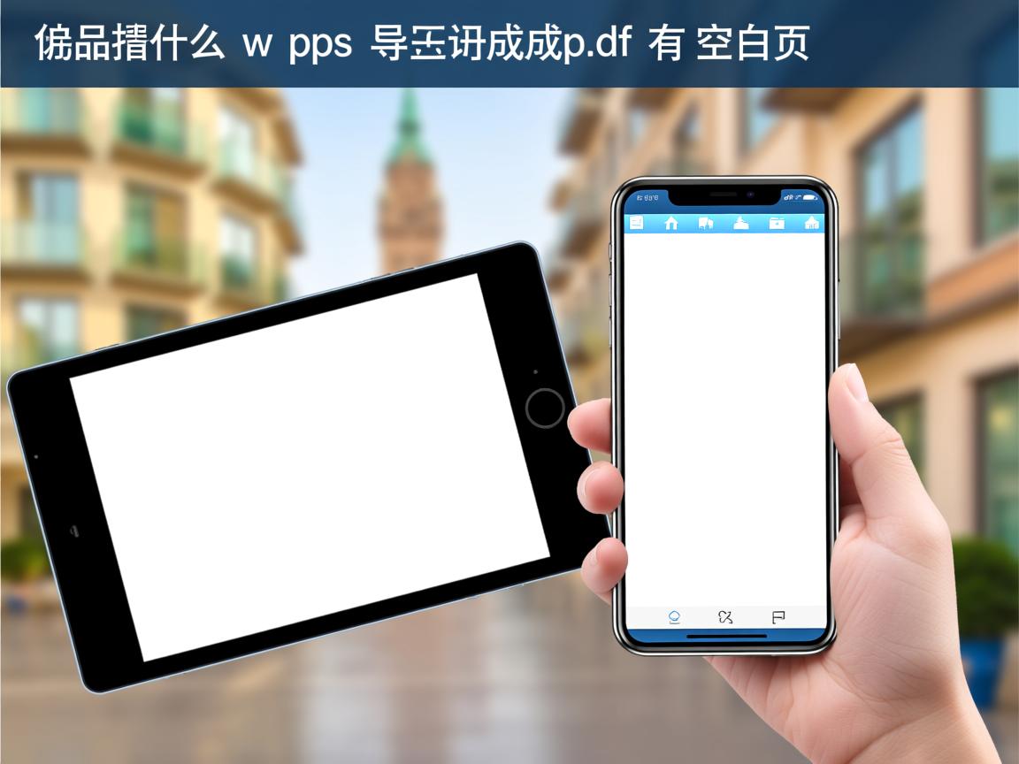 为什么wps导出成pdf有空白页