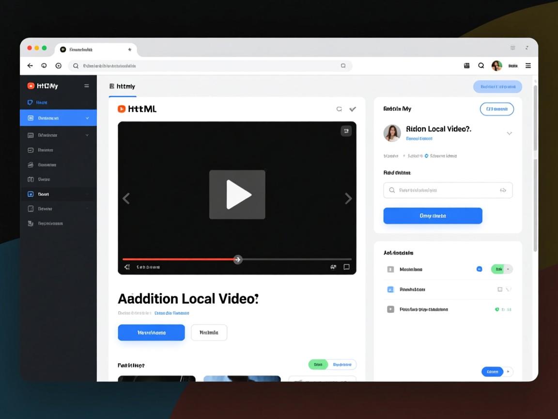 html如何添加本地视频 第2张 html如何添加本地视频 第2张