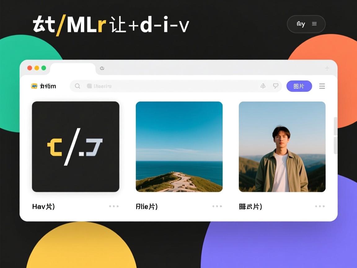 html如何让div并排显示图片