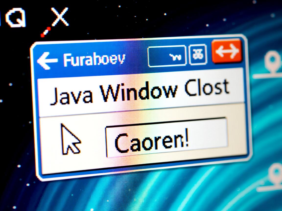 怎么关闭java窗口关闭