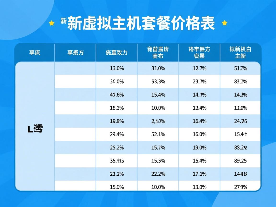 阜新虚拟主机套餐价格表  第1张