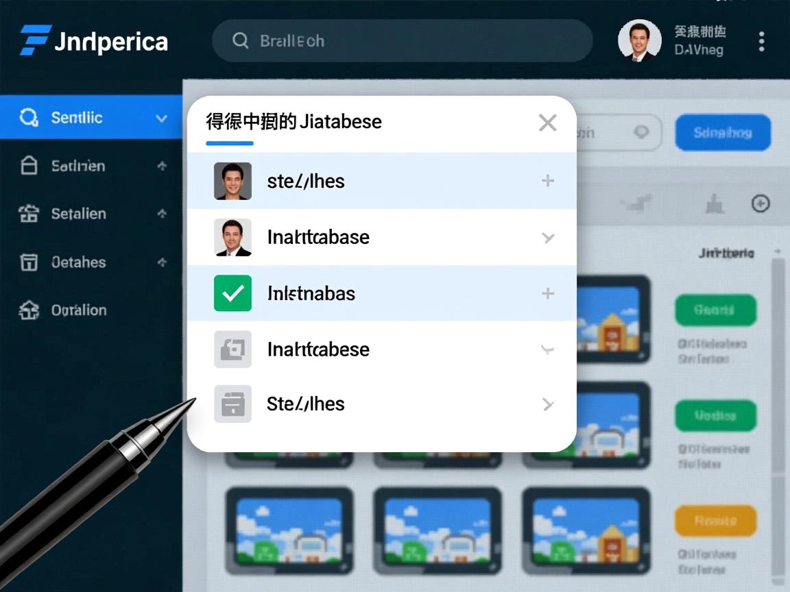 js怎么得到选中的数据库