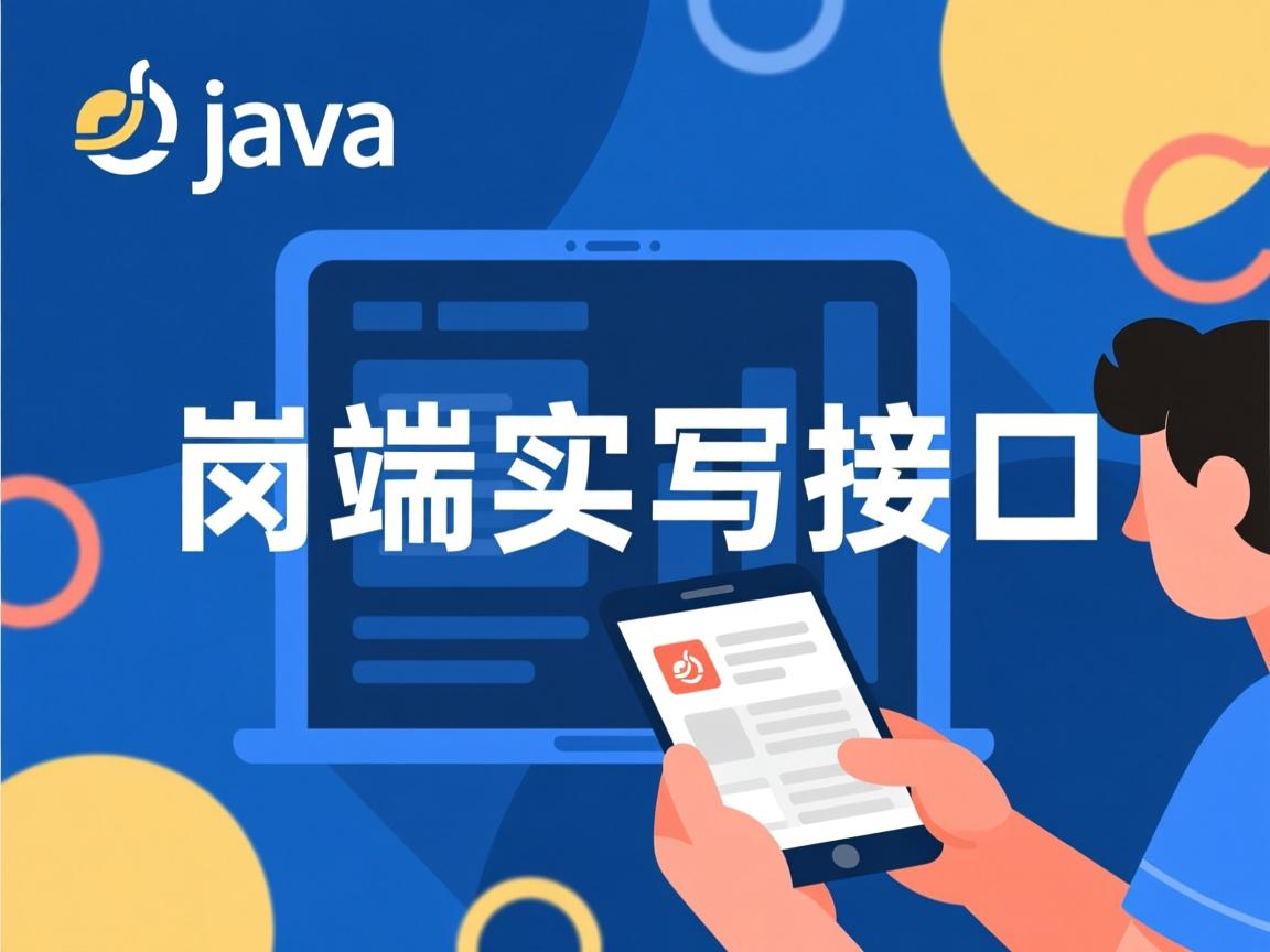 java后端怎么写接口  第1张