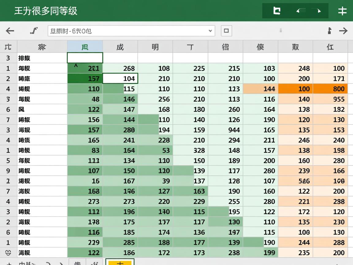 Excel表格排序时为什么出现很多同等级