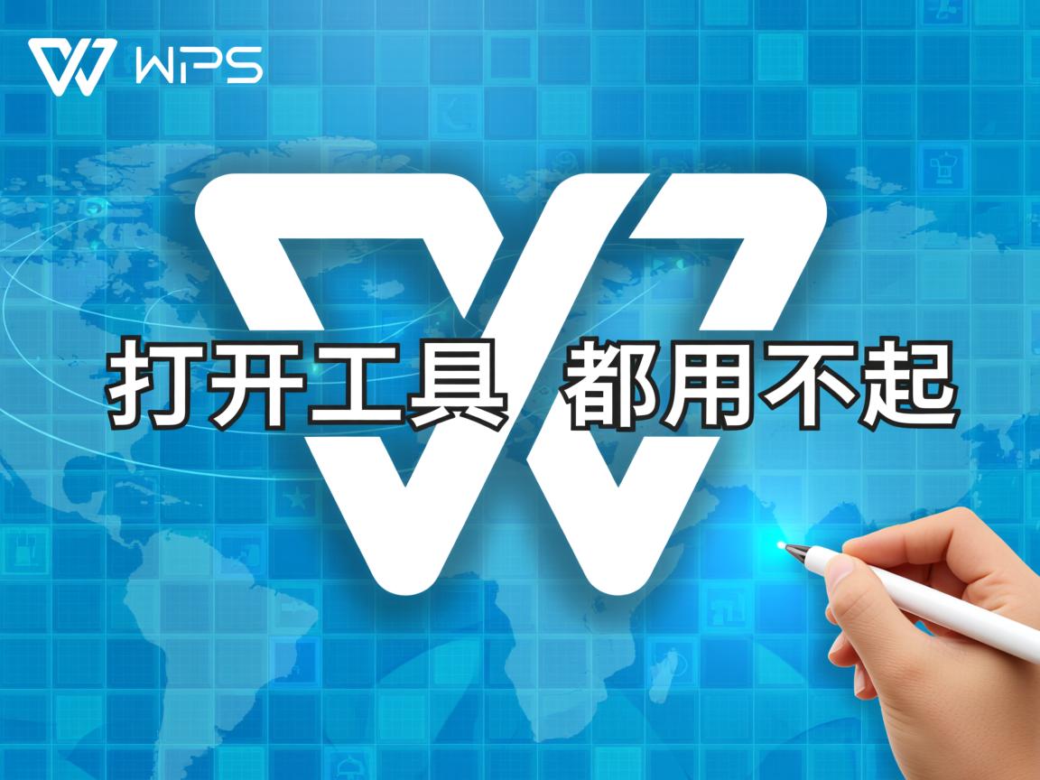 为什么WPS打开工具都用不起 第2张 为什么WPS打开工具都用不起 第2张