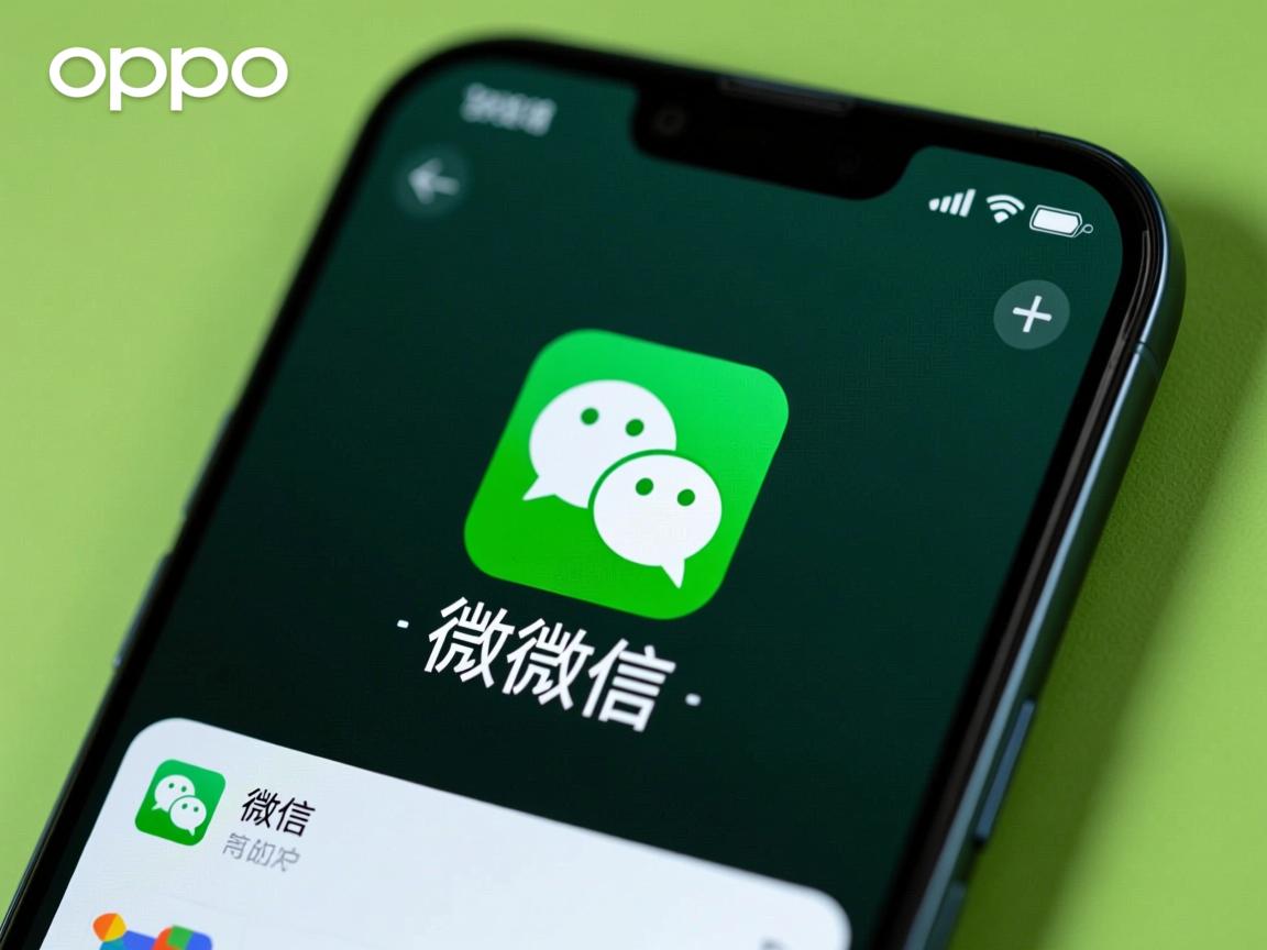 oppo手机微信为什么不在屏幕上  第1张