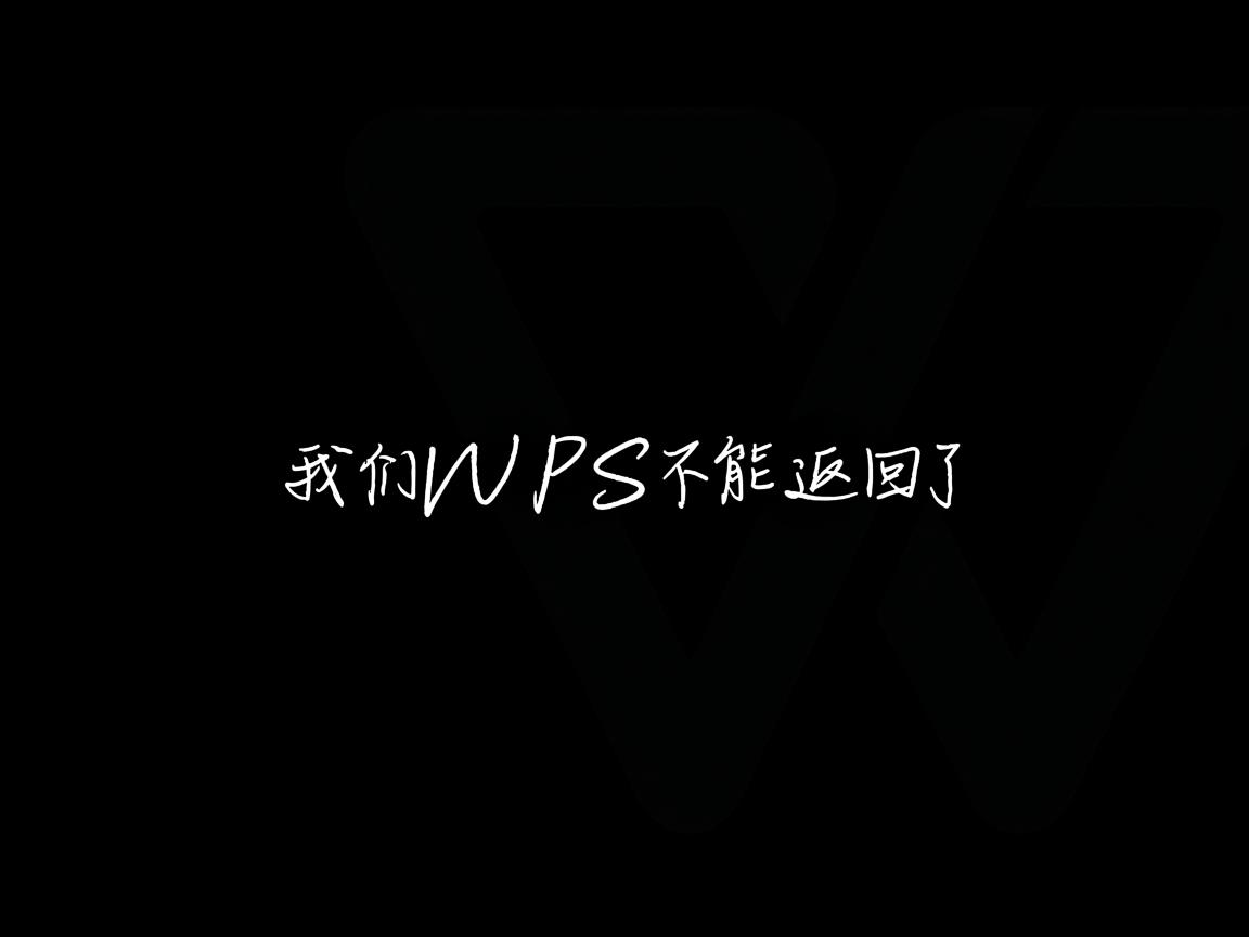 为什么我的wps不能返回了  第2张