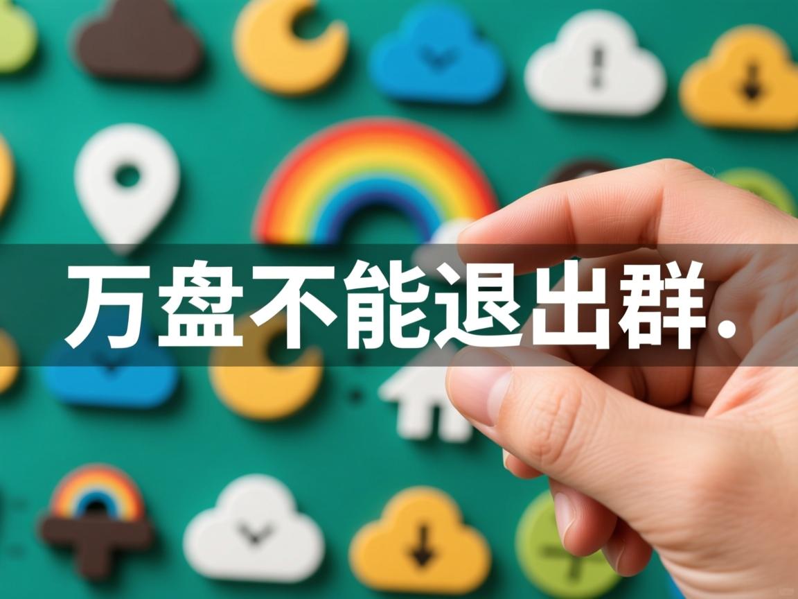 为什么网盘不能退出群