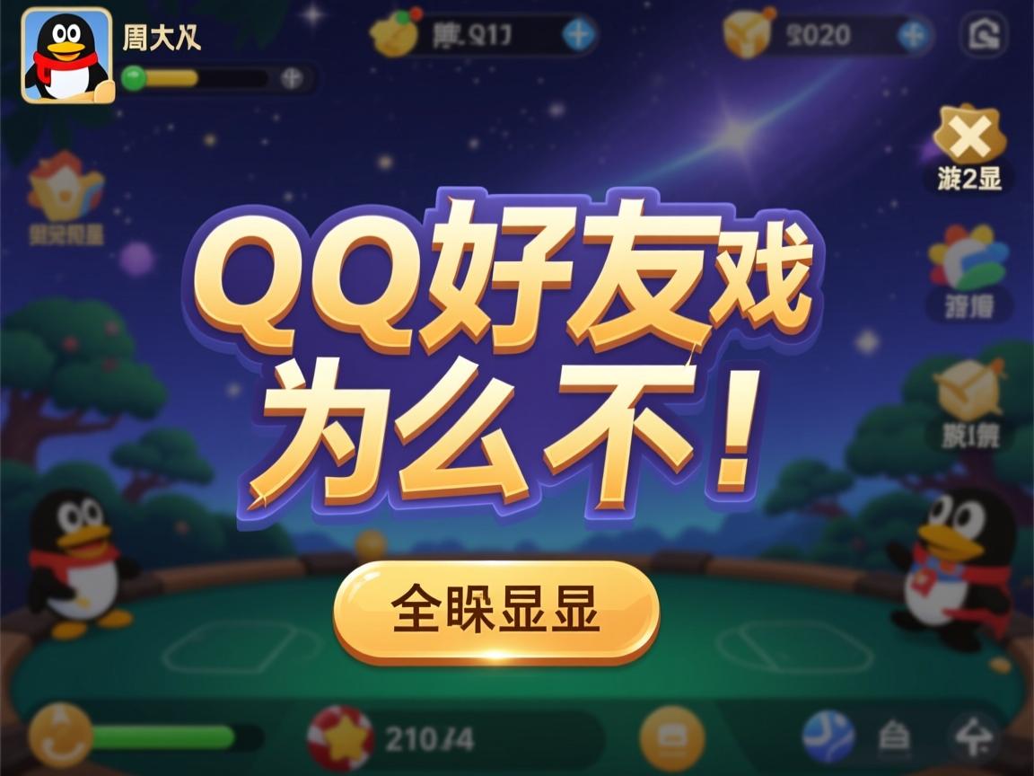 加了qq好友游戏为什么不显示 第2张 加了qq好友游戏为什么不显示 第2张