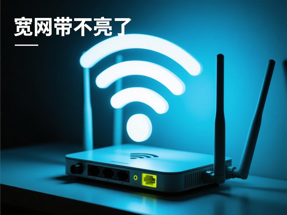 无线网为什么宽带不亮了