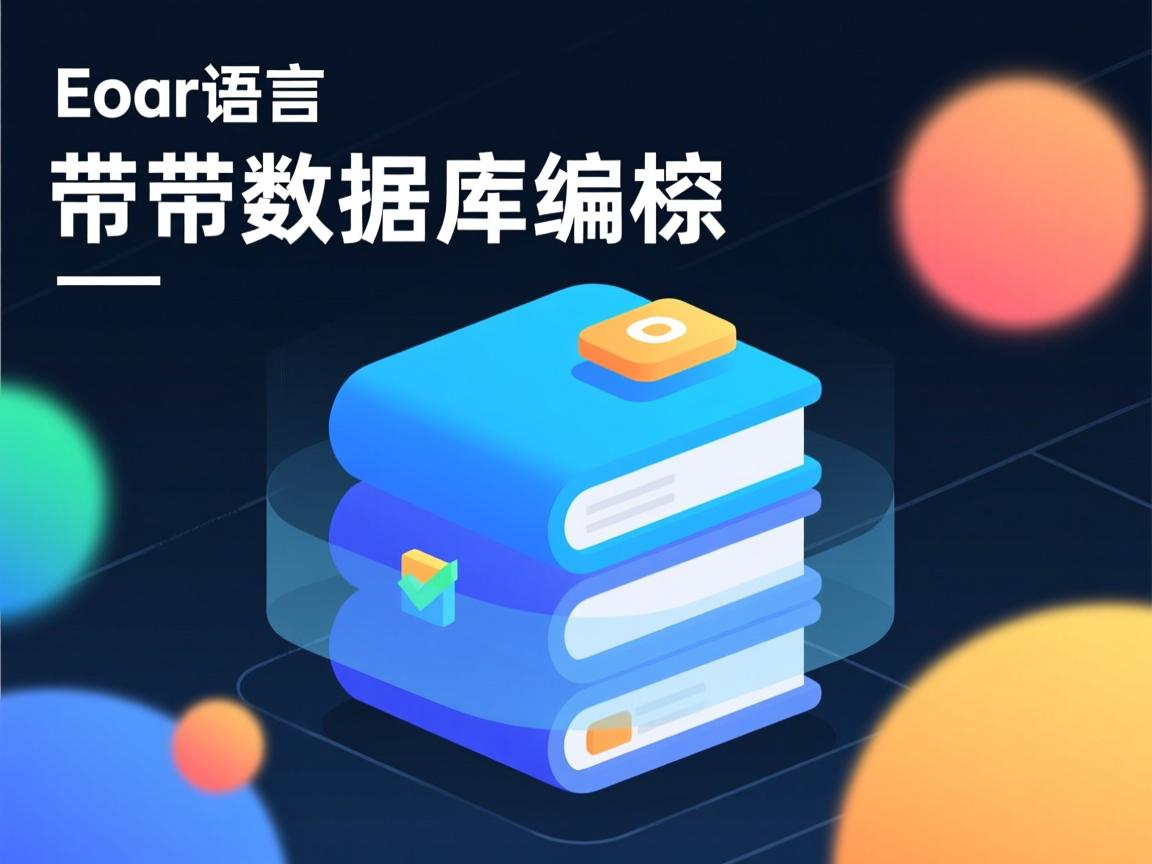 易语言 怎么带数据库编译  第2张