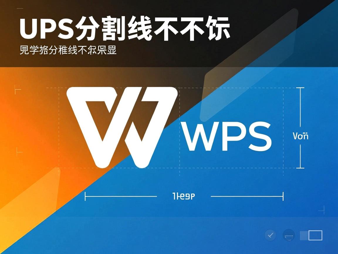 wps分割线为什么不显示 第1张 wps分割线为什么不显示 第1张