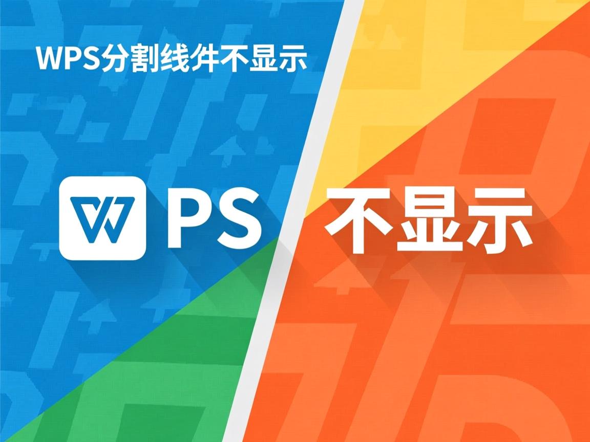 wps分割线为什么不显示 第2张 wps分割线为什么不显示 第2张