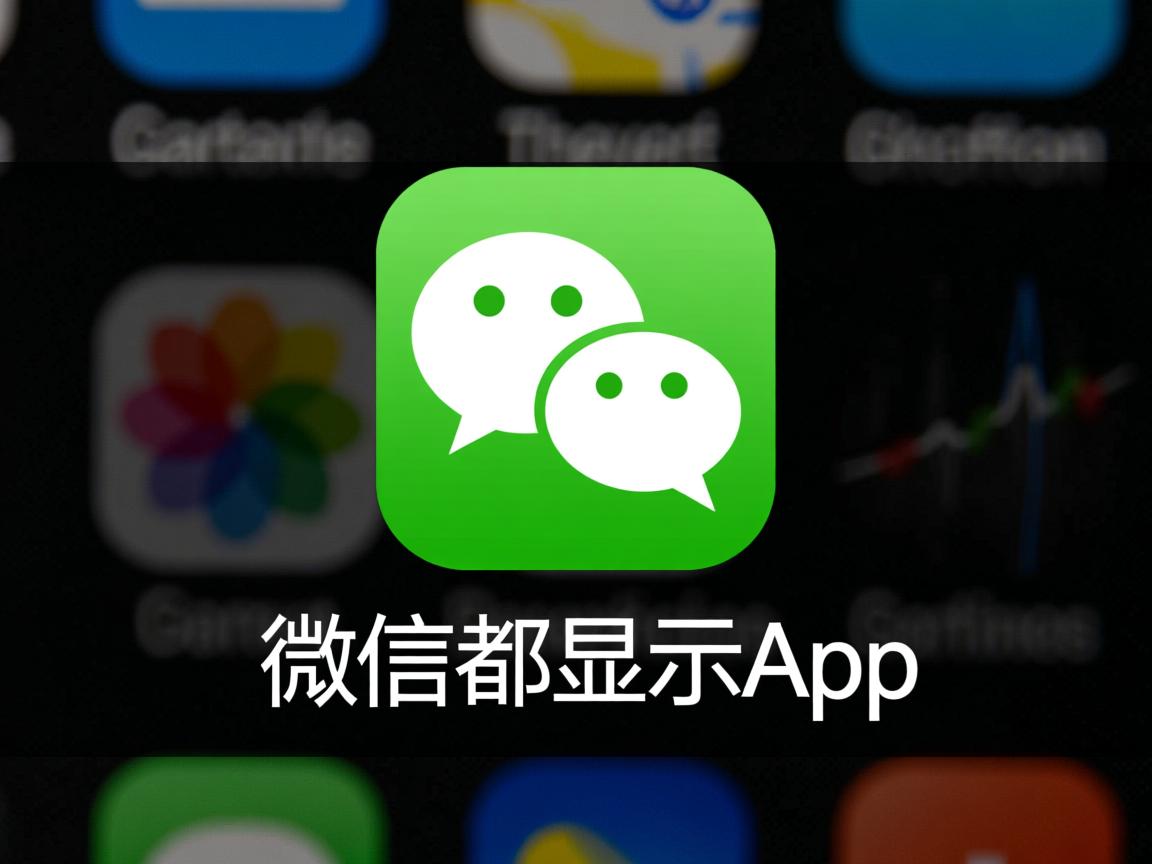 为什么现在微信上都显示App 第1张 为什么现在微信上都显示App 第1张