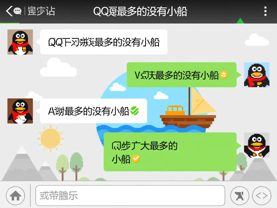为什么qq聊天最多的没有小船