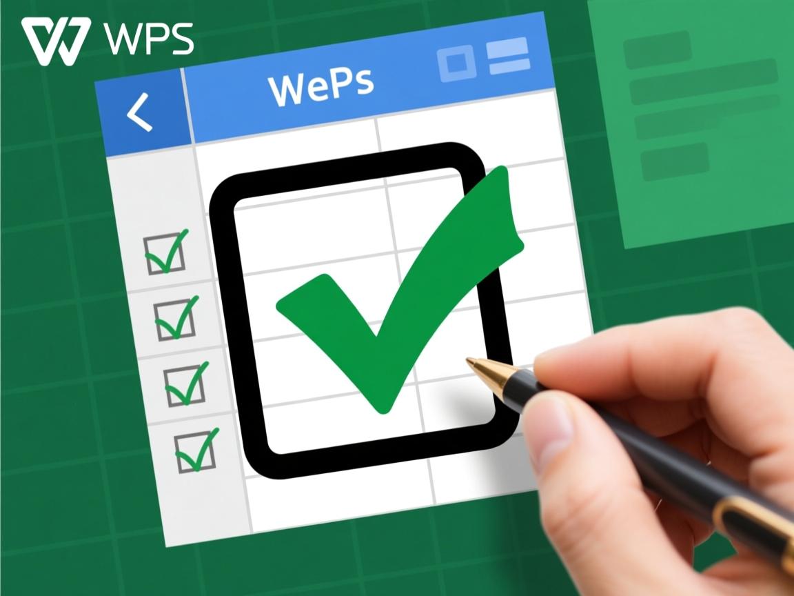 为什么wps的表格打不了勾 第2张 为什么wps的表格打不了勾 第2张