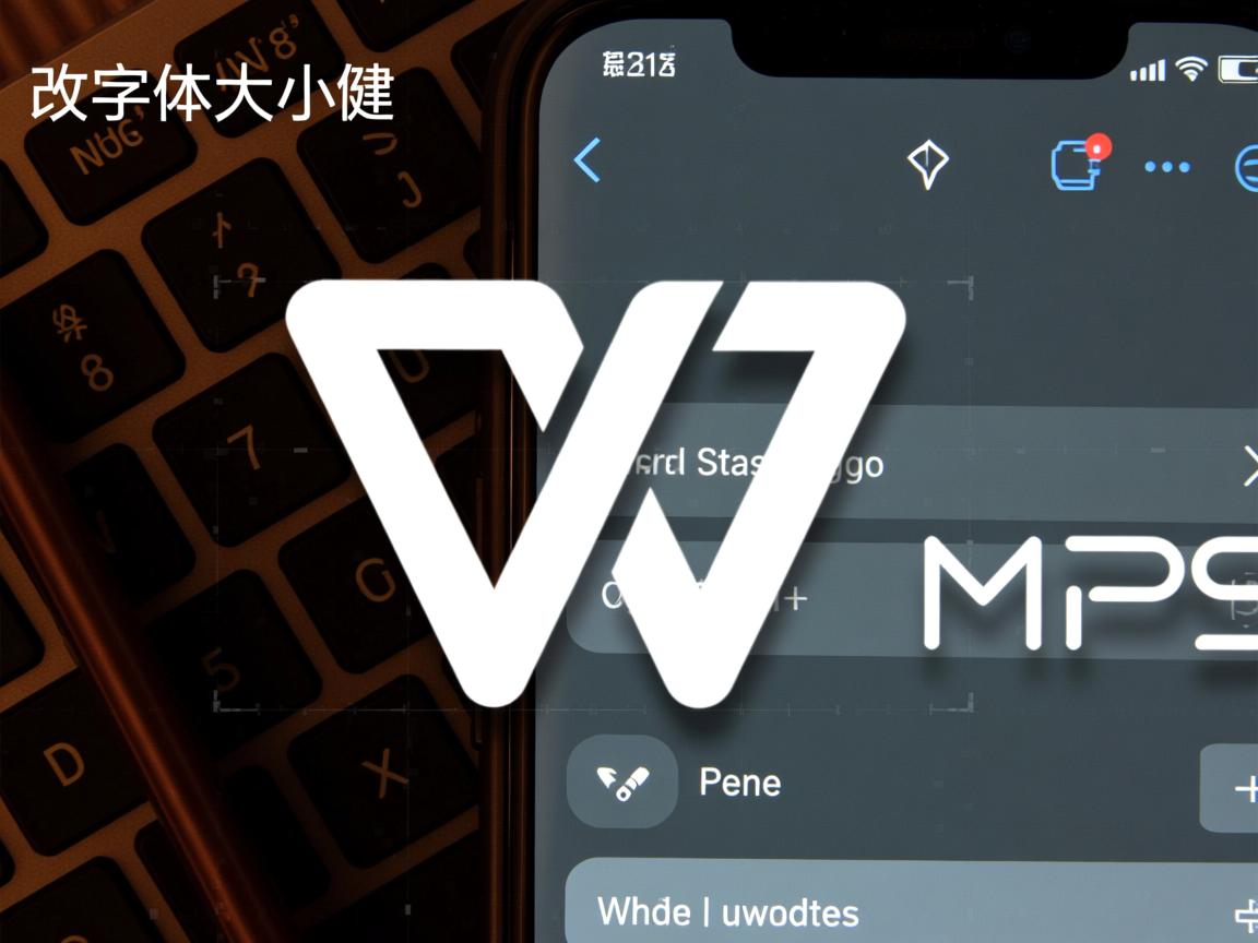为什么手机wps改字体大小