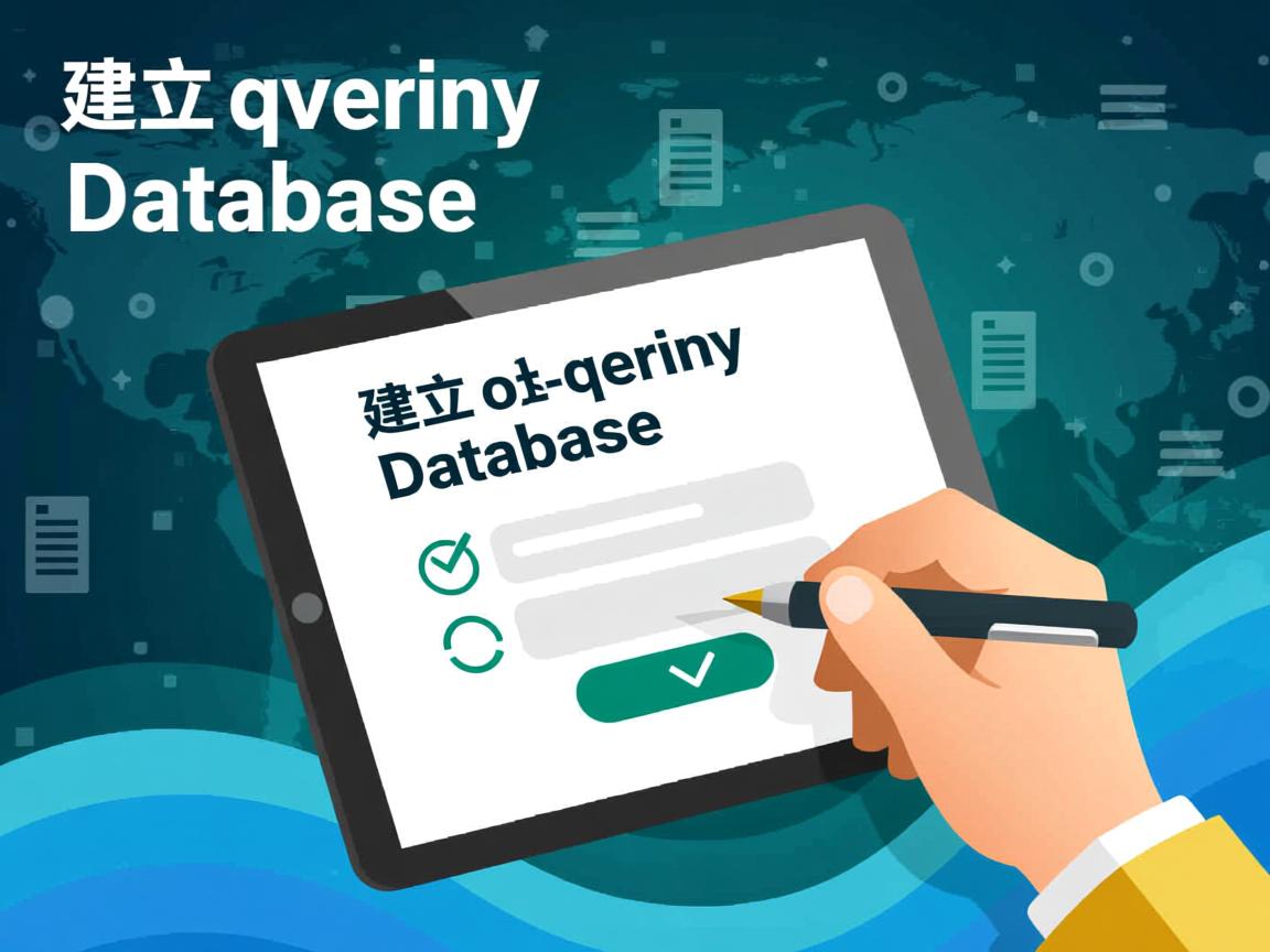 怎么建立查询数据库
