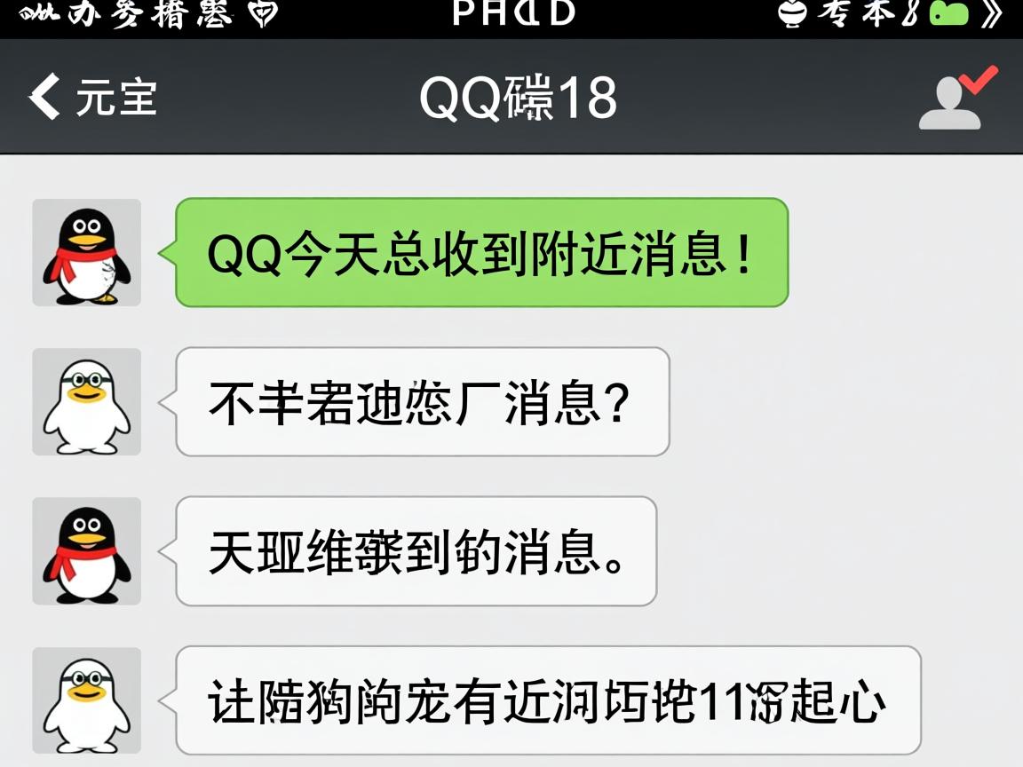 为什么qq今天总收到附近消息  第1张
