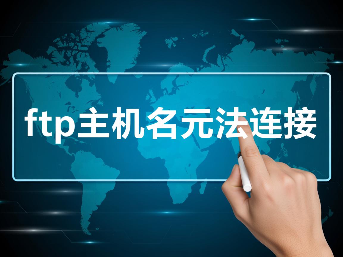 电脑 ftp虚拟主机名无法连接