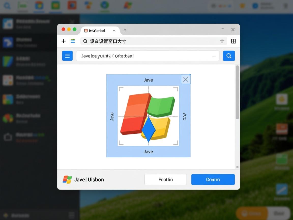 java怎么设置窗口大小  第1张