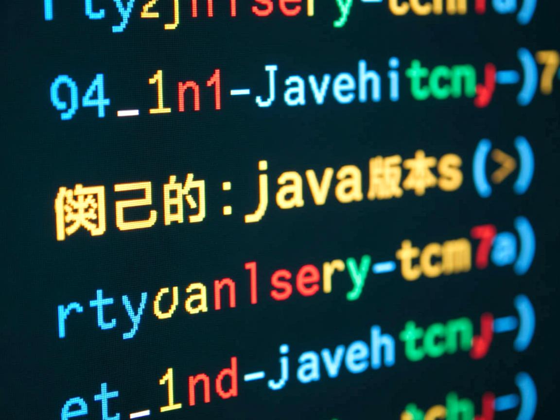 怎么看自己的java版本