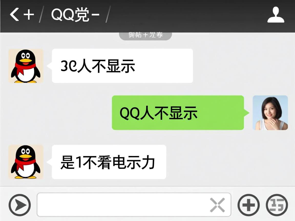 为什么qq聊天人不显示 第2张 为什么qq聊天人不显示 第2张
