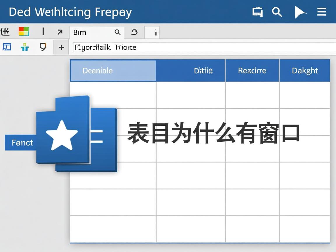 word中的表格为什么有窗口 第2张 word中的表格为什么有窗口 第2张