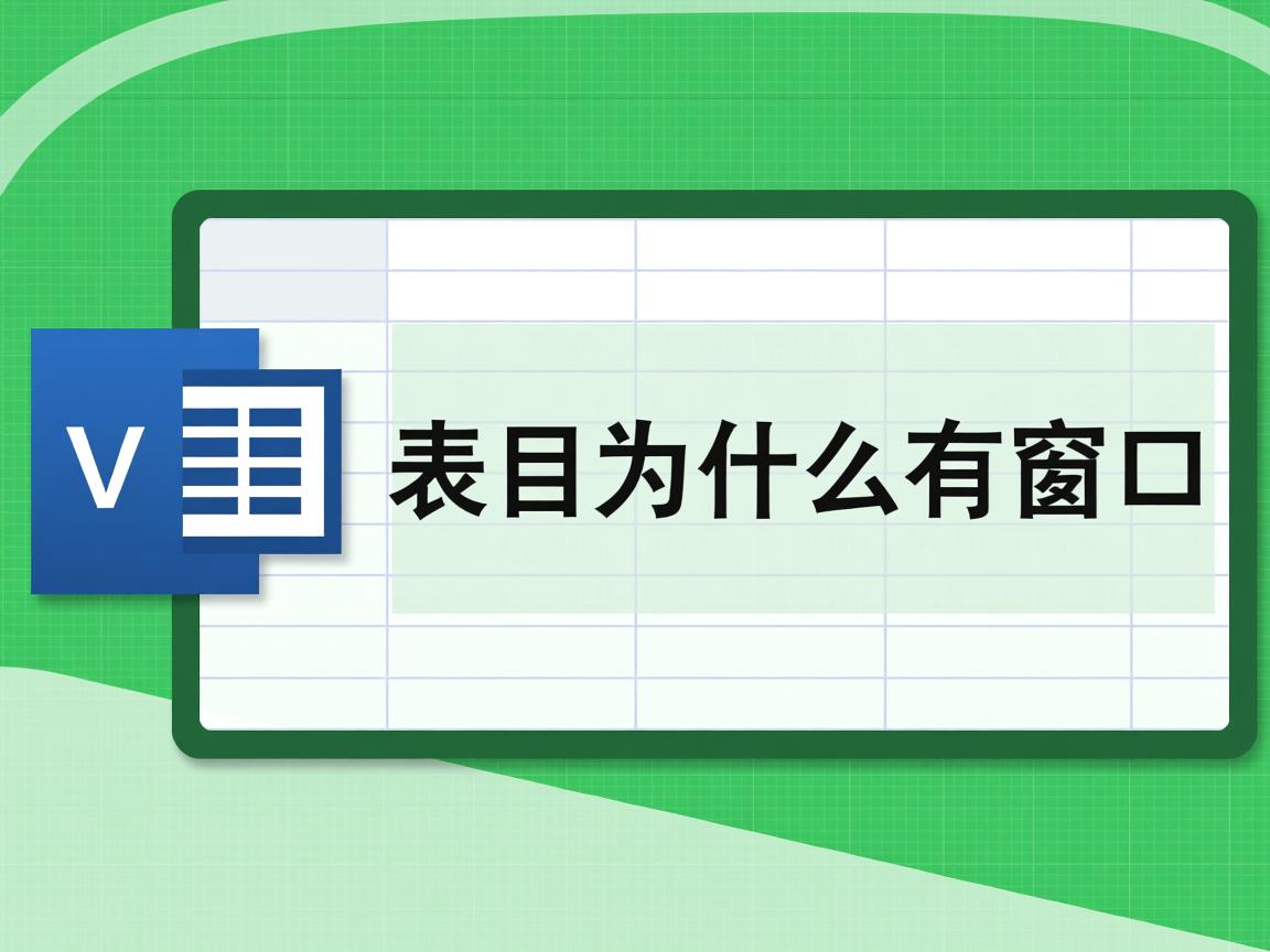 word中的表格为什么有窗口 第3张 word中的表格为什么有窗口 第3张