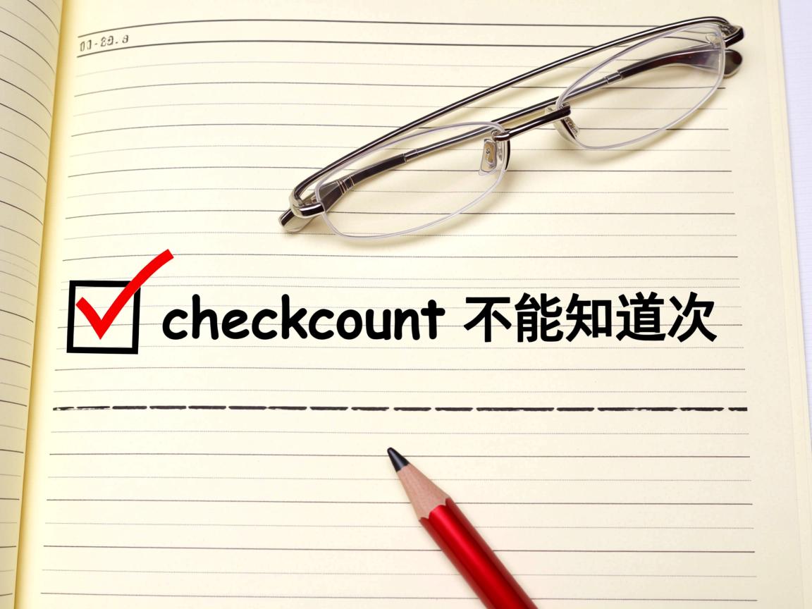 为什么输入checkcount不能知道次  第1张