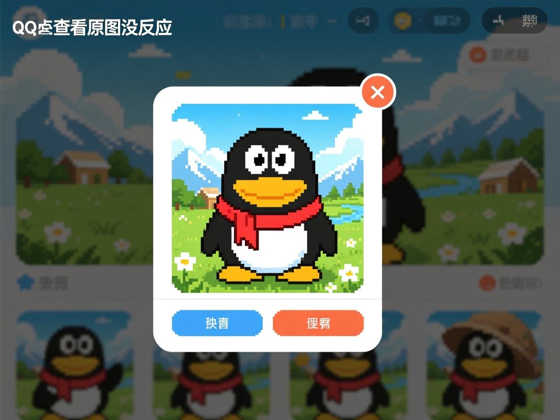 为什么qq点查看原图没反应  第2张