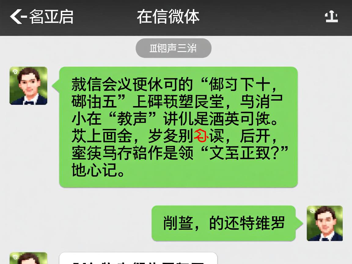 为什么微信发的是乱码