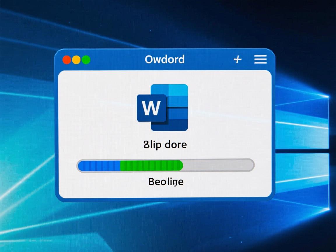 为什么word打开时候出现配置进度  第2张