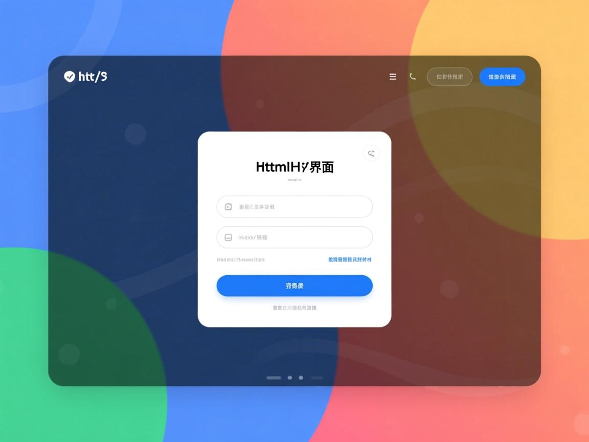 html如何做登录界面  第1张