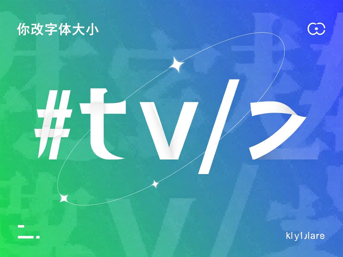 html中如何改字体大小