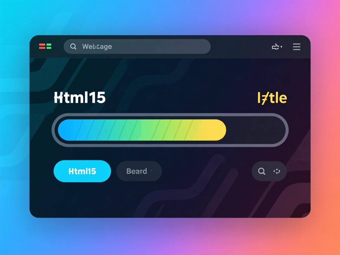 如何用html5在网页上设置进度条  第1张