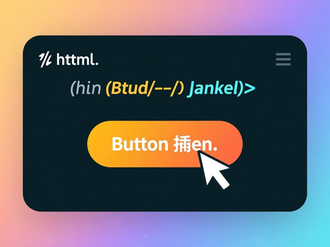 html的按钮代码如何插入  第2张