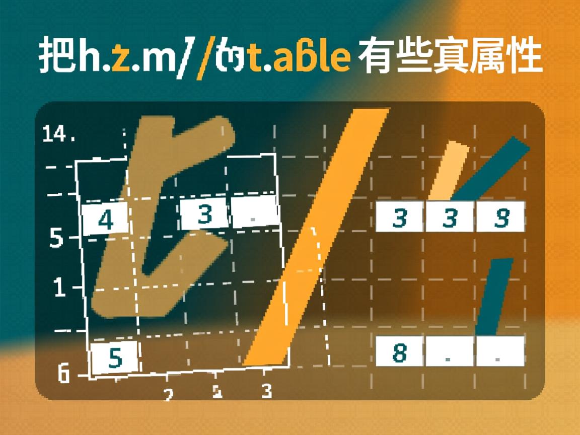 如何把html中的table有哪些属性  第3张