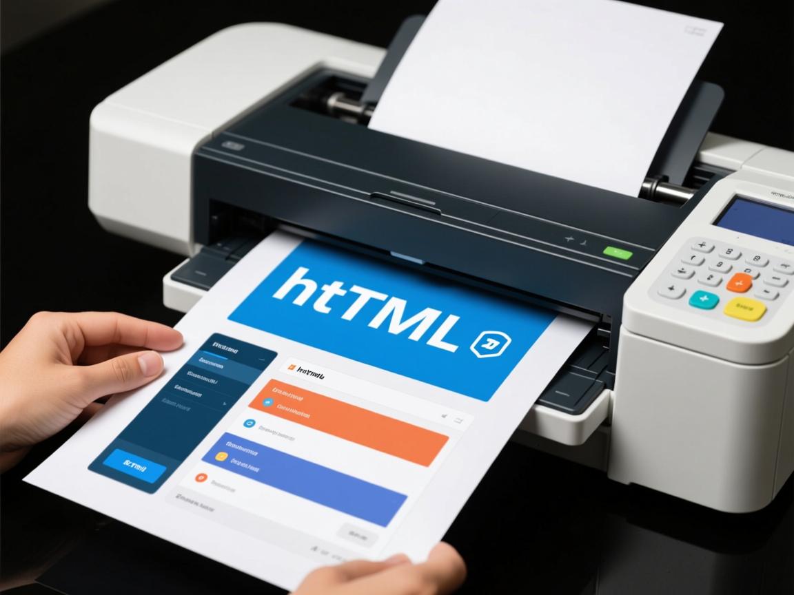 如何在页面上打印html