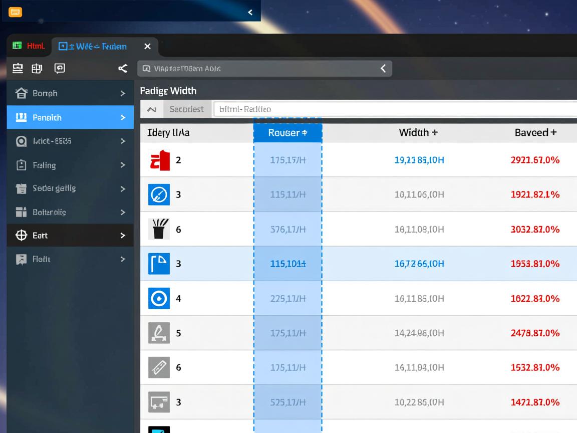 如何固定html表格列宽  第2张