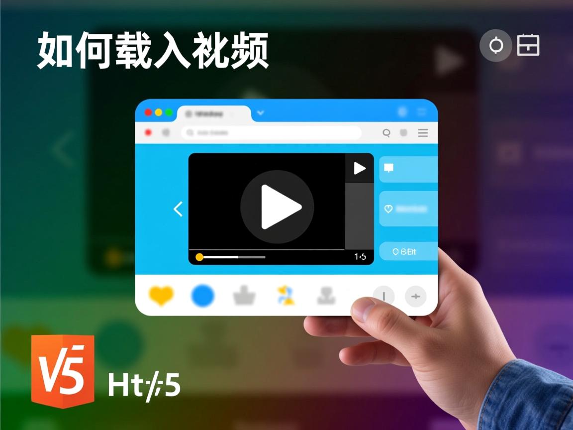 html5 中如何嵌入视频