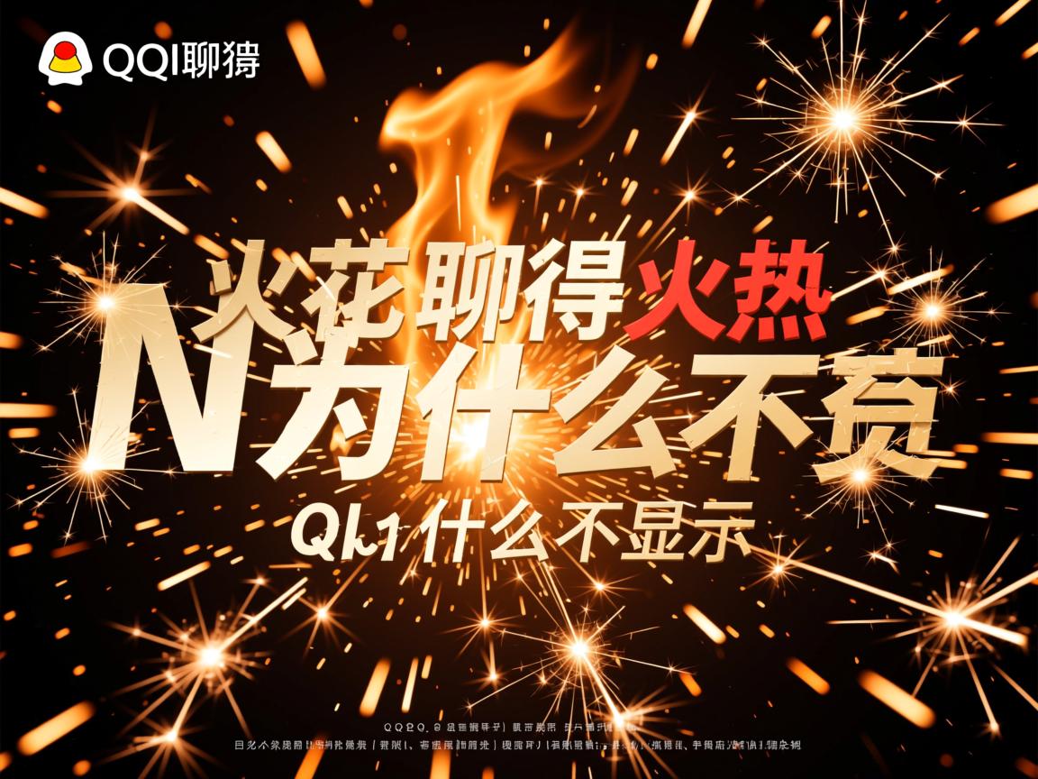 qq火花聊得火热 N为什么不显示  第3张