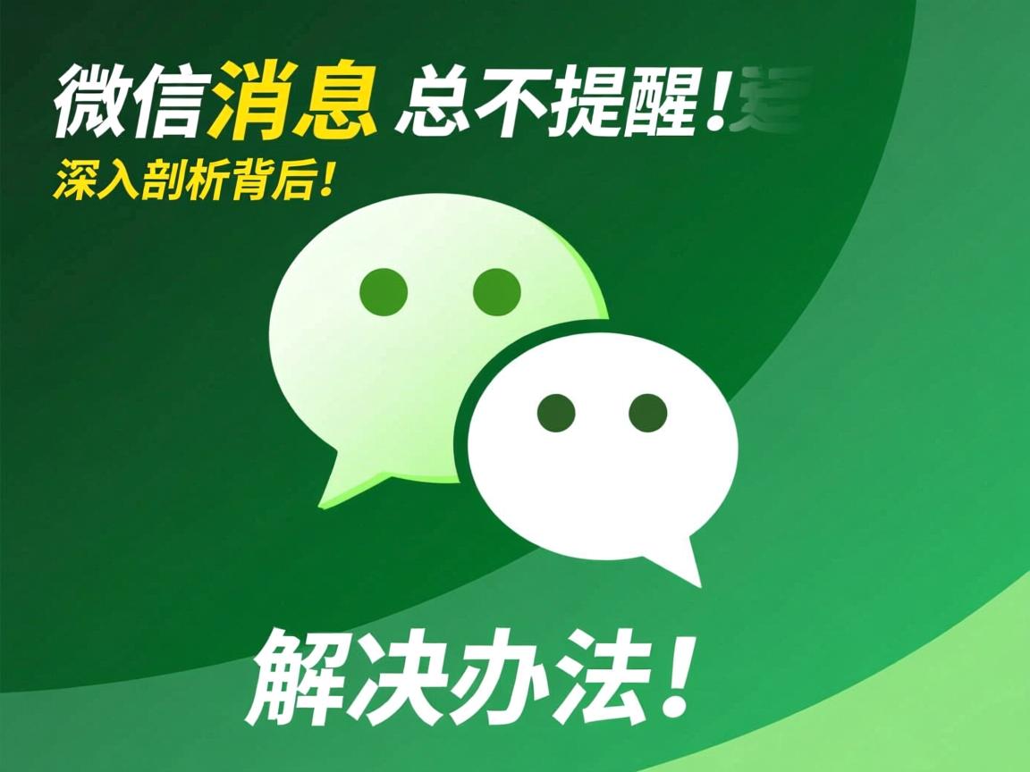 为何微信消息总不提醒？深入剖析背后的原因及解决办法！  第3张