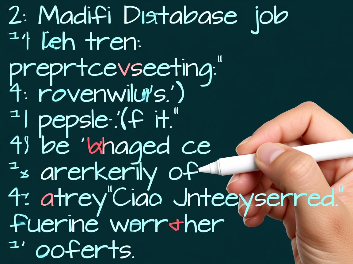 怎么修改数据库job语句  第3张