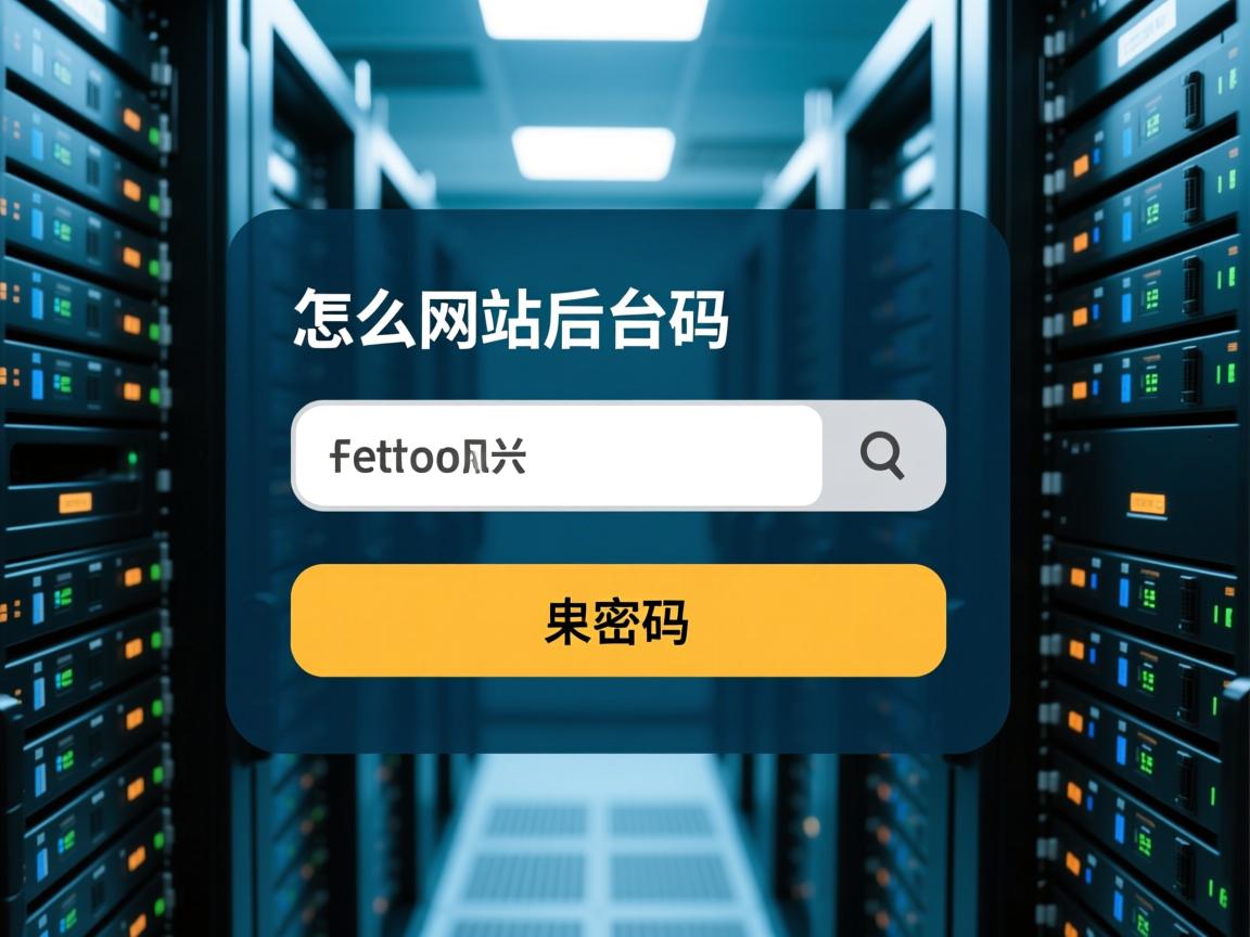 数据库怎么改网站后台密码 第2张 数据库怎么改网站后台密码 第2张