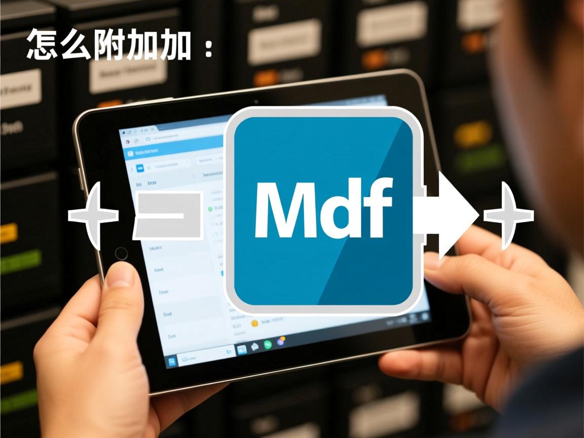 数据库怎么附加mdf