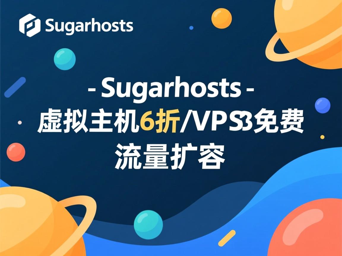 sugarhosts-虚拟主机6折/VPS免费流量扩容  第2张