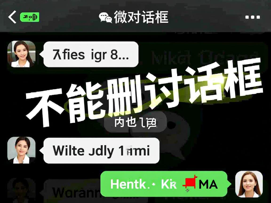 为什么微信不能删对话框  第1张