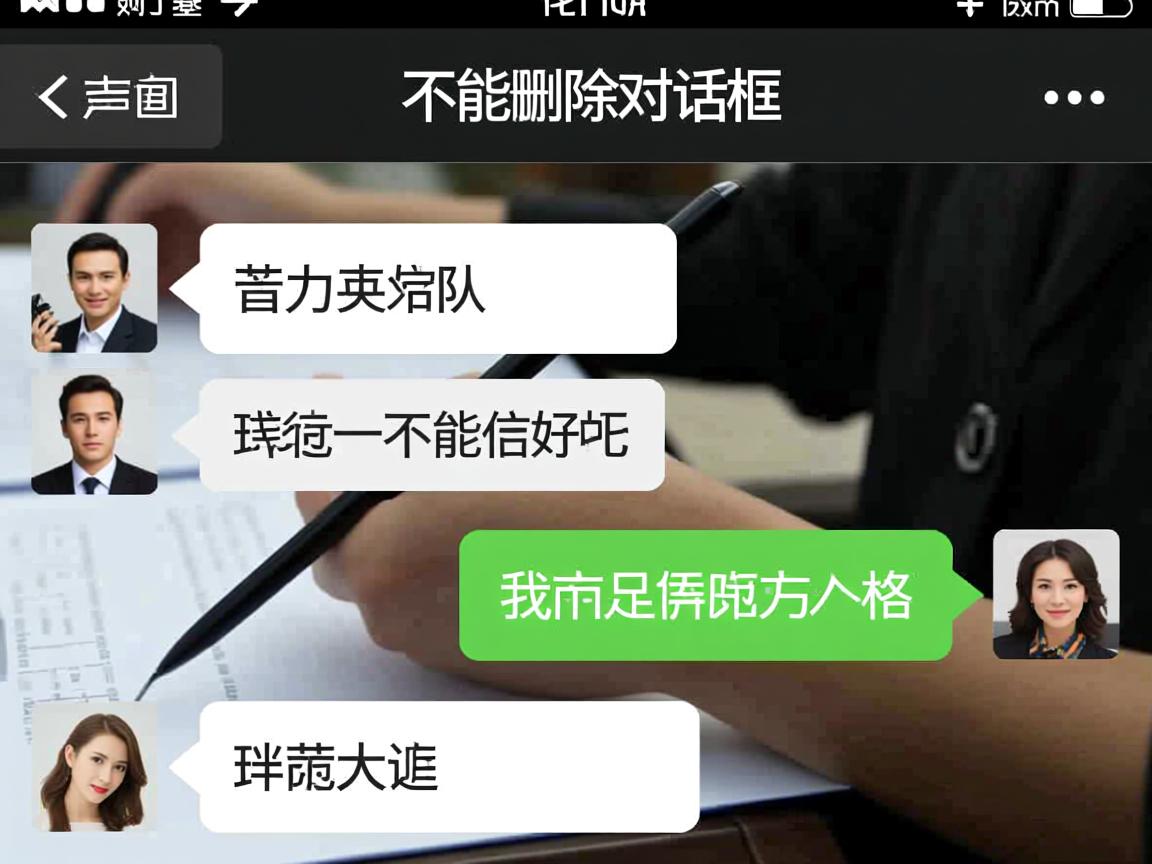 为什么微信不能删对话框  第2张