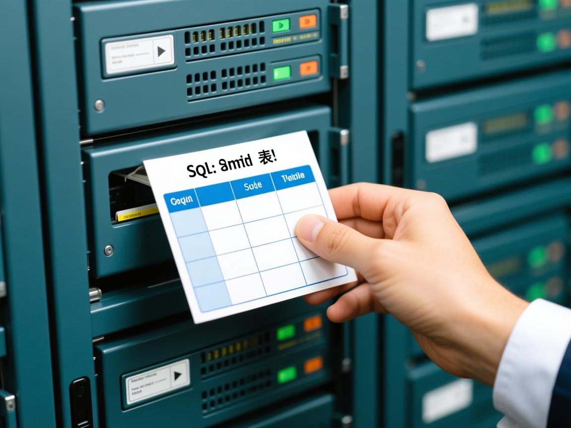 sql怎么向数据库里加表  第1张